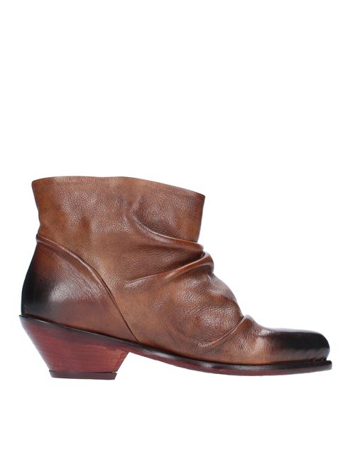 Leather ankle boots JP/DAVID | 34263/7 CANDYMARRONE CUOIO SCURO